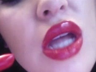 Mouth lips cock close
